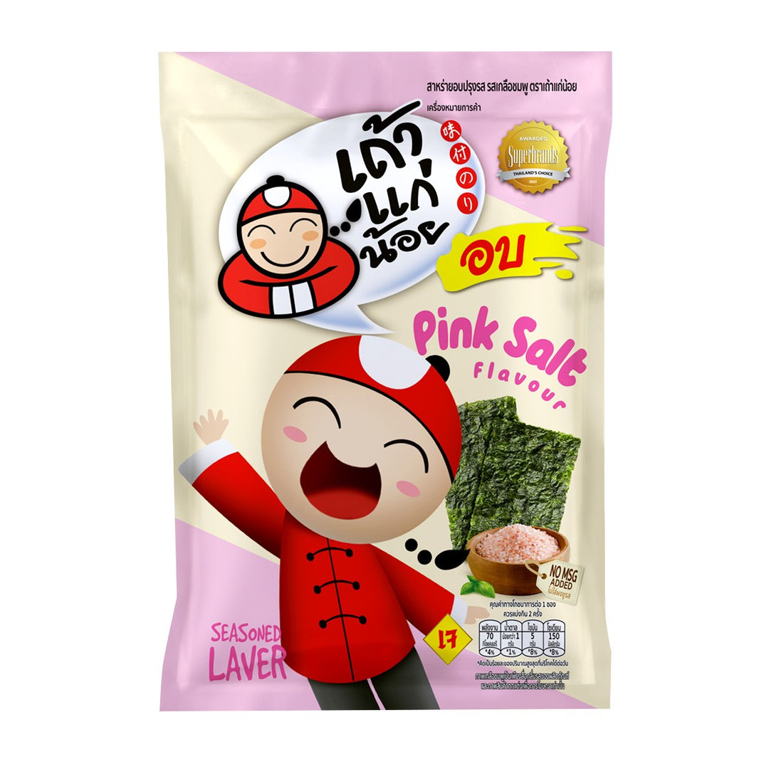 TAOKAENOI 調味海苔粉紅鹽口味 12 克。