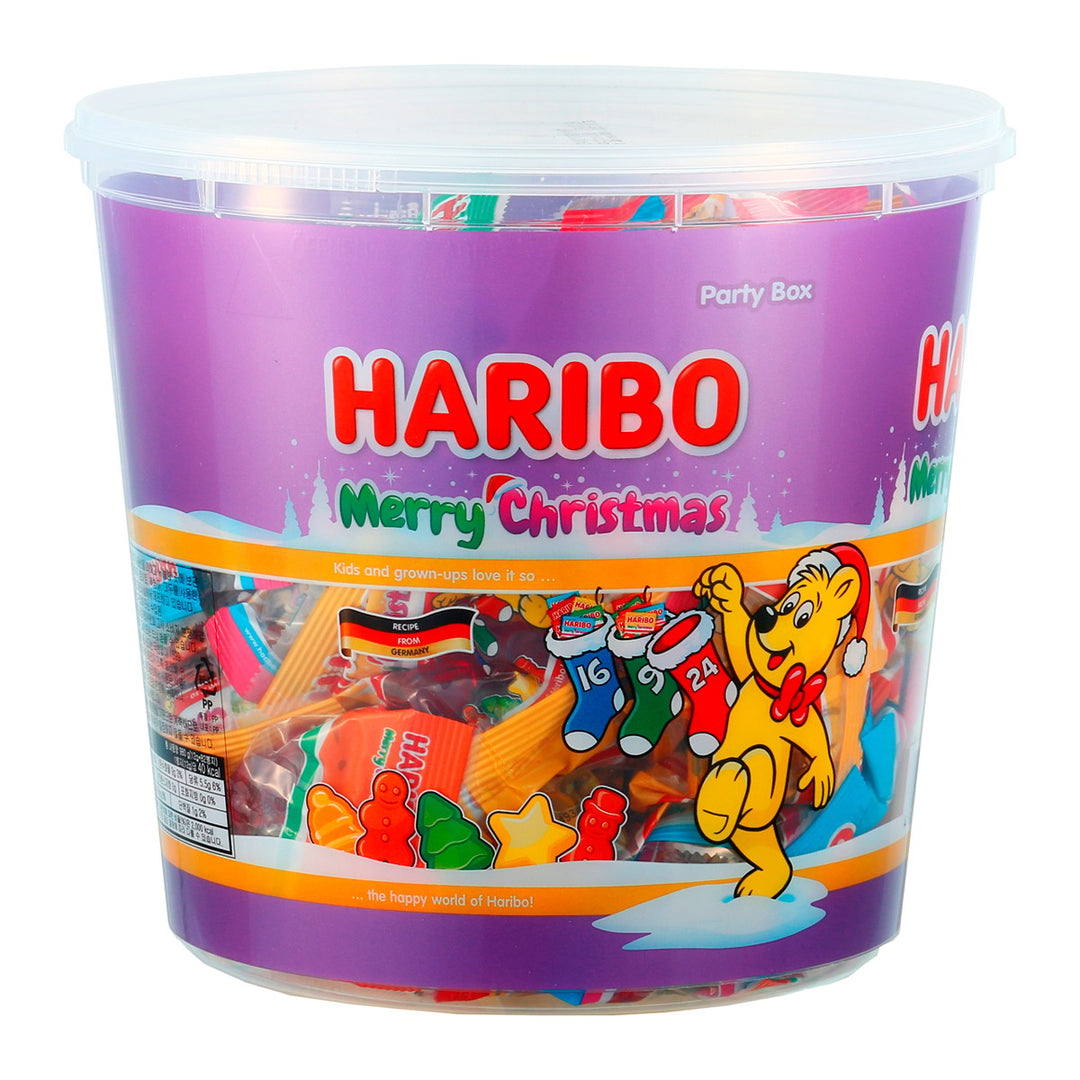 HARIBO 迷你聖誕快樂水果口味軟糖 980 克