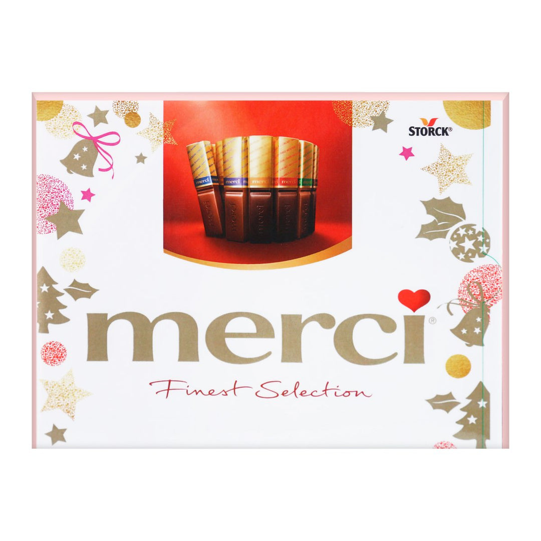 MERCI 7 精選巧克力(紅色)250 克。
