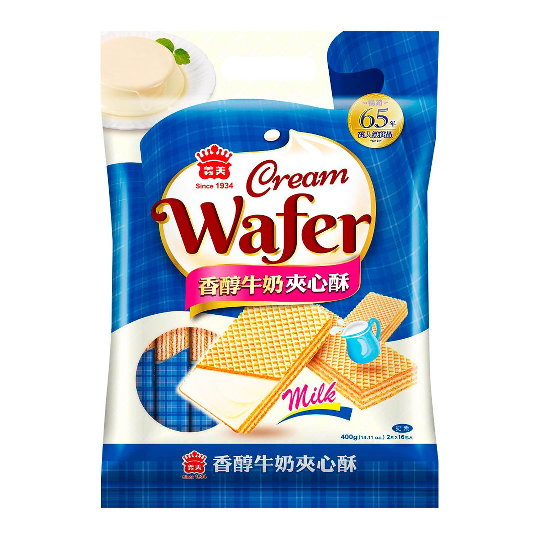 義美牛奶奶油威化餅 400克