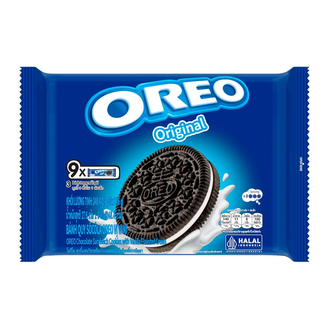 OREO 香草口味奶油夾心餅乾 27.6 克包 9