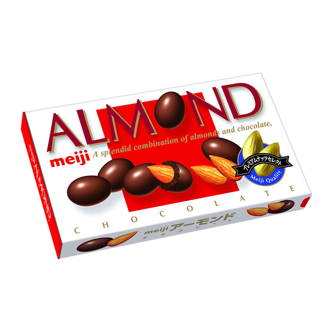 MEIJI 明治 杏仁巧克力 74 克。