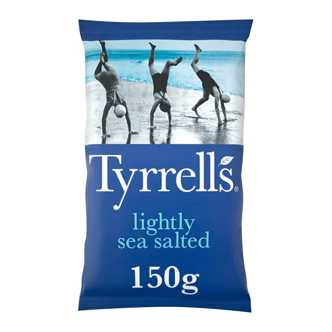 TYRRELLS 淡海鹽口味薯片 150 克。