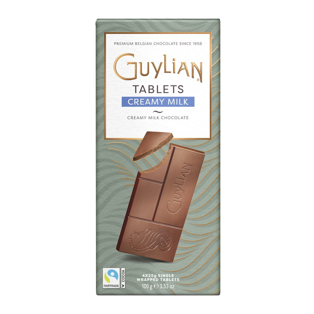 GUYLIAN 片奶油牛奶巧克力 100 克。