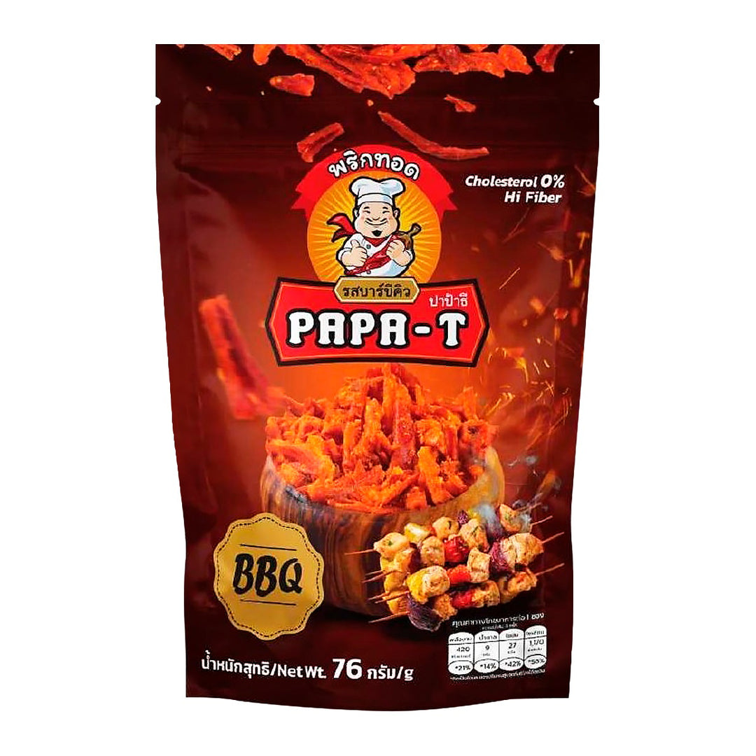 PAPA-T 脆皮辣椒零食燒烤口味 76 克
