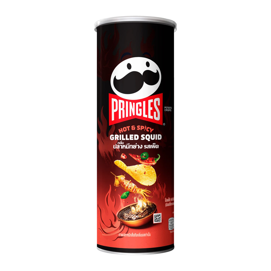 PRINGLES 薯片 辣味烤魷魚口味 102 克