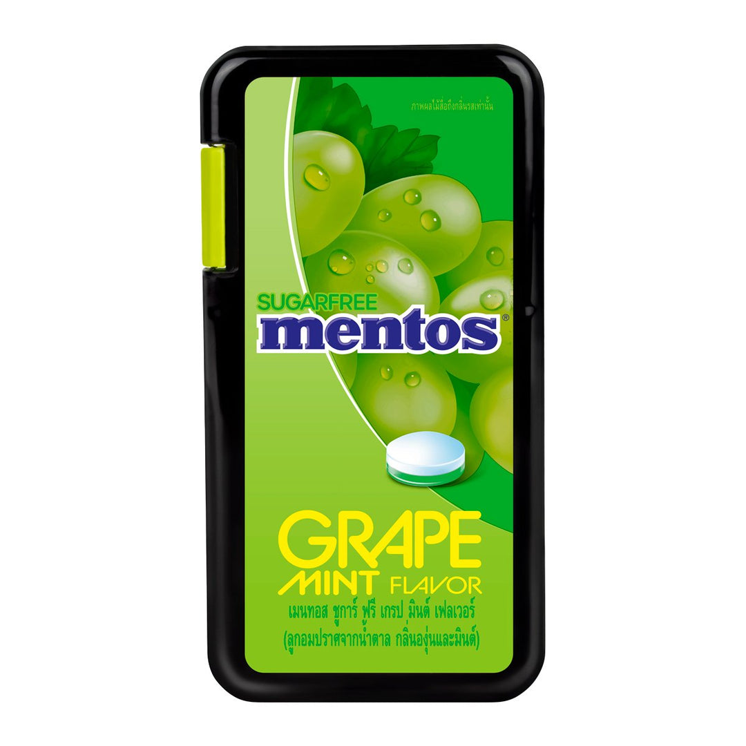 MENTOS 無糖葡萄薄荷口味 21 克。