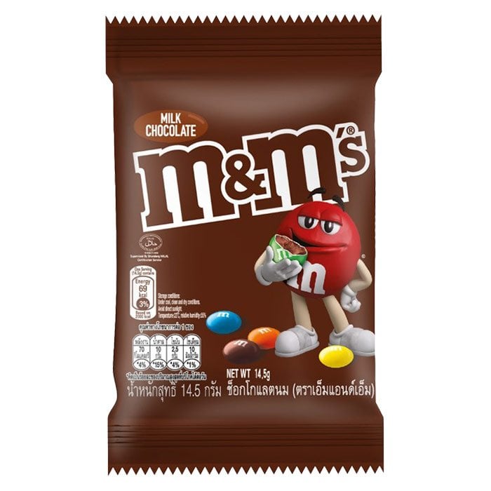 M&M'S 牛奶巧克力 14.5 克。