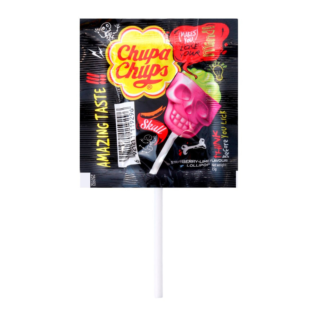 CHUPA CHUPS 棒棒糖草莓酸橙口味 15 克。