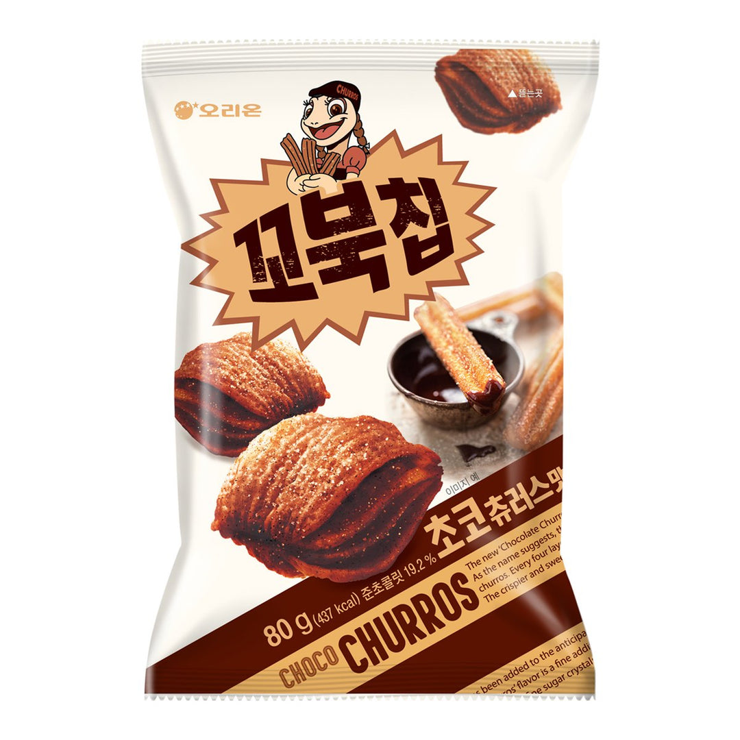 ORION 海龜片巧克力油條味 80 克。