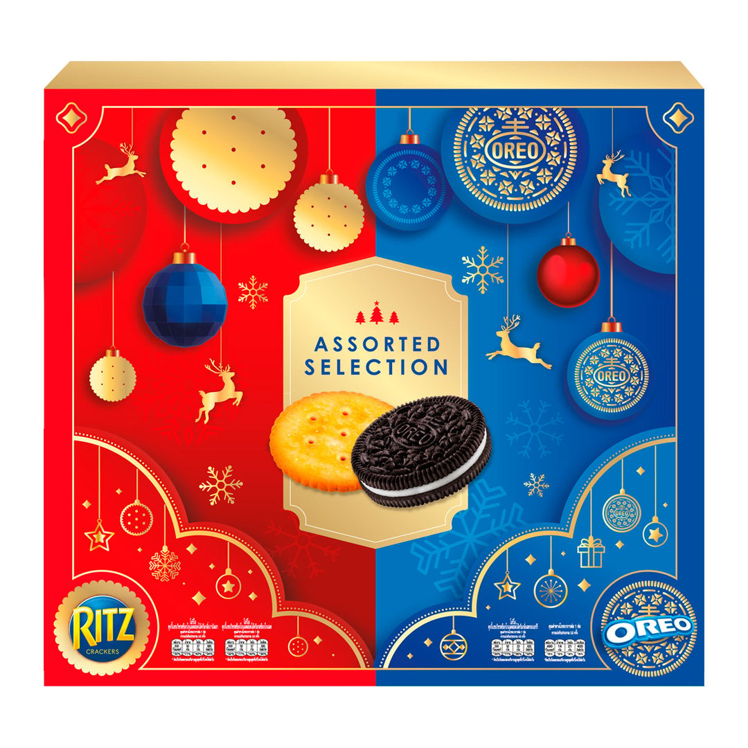 OREO RITZ 什錦精選三明治餅乾和薄脆餅乾 476.8 克。