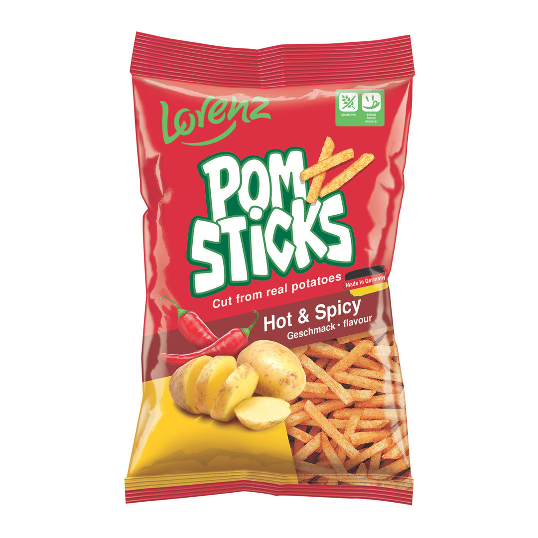 LORENZ Pomsticks 辣味 70 克。