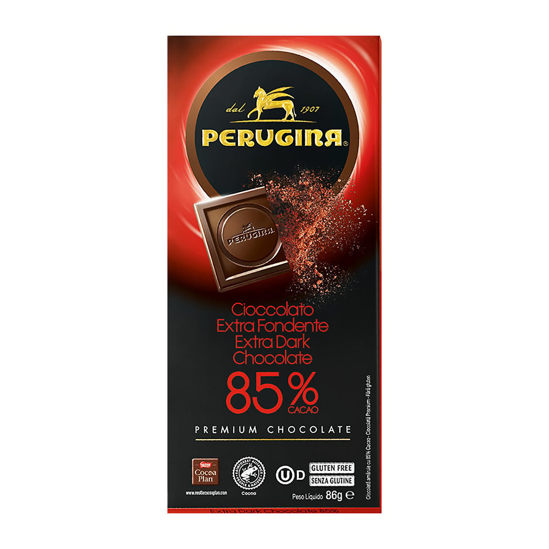 PERUGINA Baci 特級黑巧克力 85% 86 克。每包 12 件。