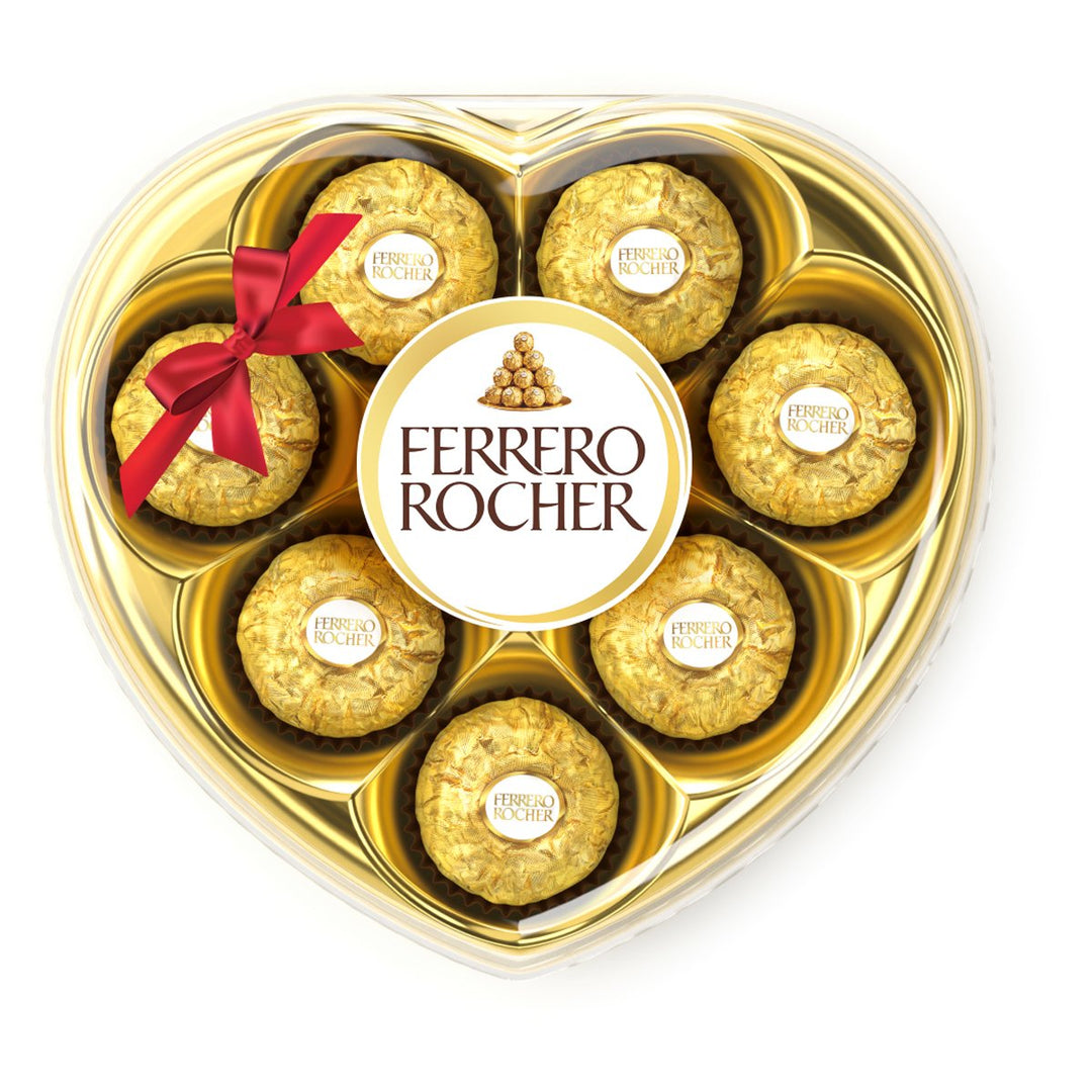 FERRERO Rocher 巧克力 T8 心型 100 公克。