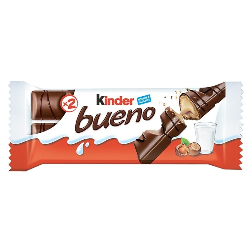 KINDER BUENO 牛奶巧克力 43 克。