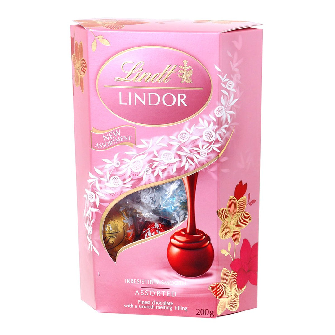 LINDT Lindor 什錦牛奶巧克力松露 200 克。