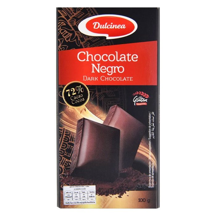 DULCINEA 黑巧克力 72% 可可 100 克