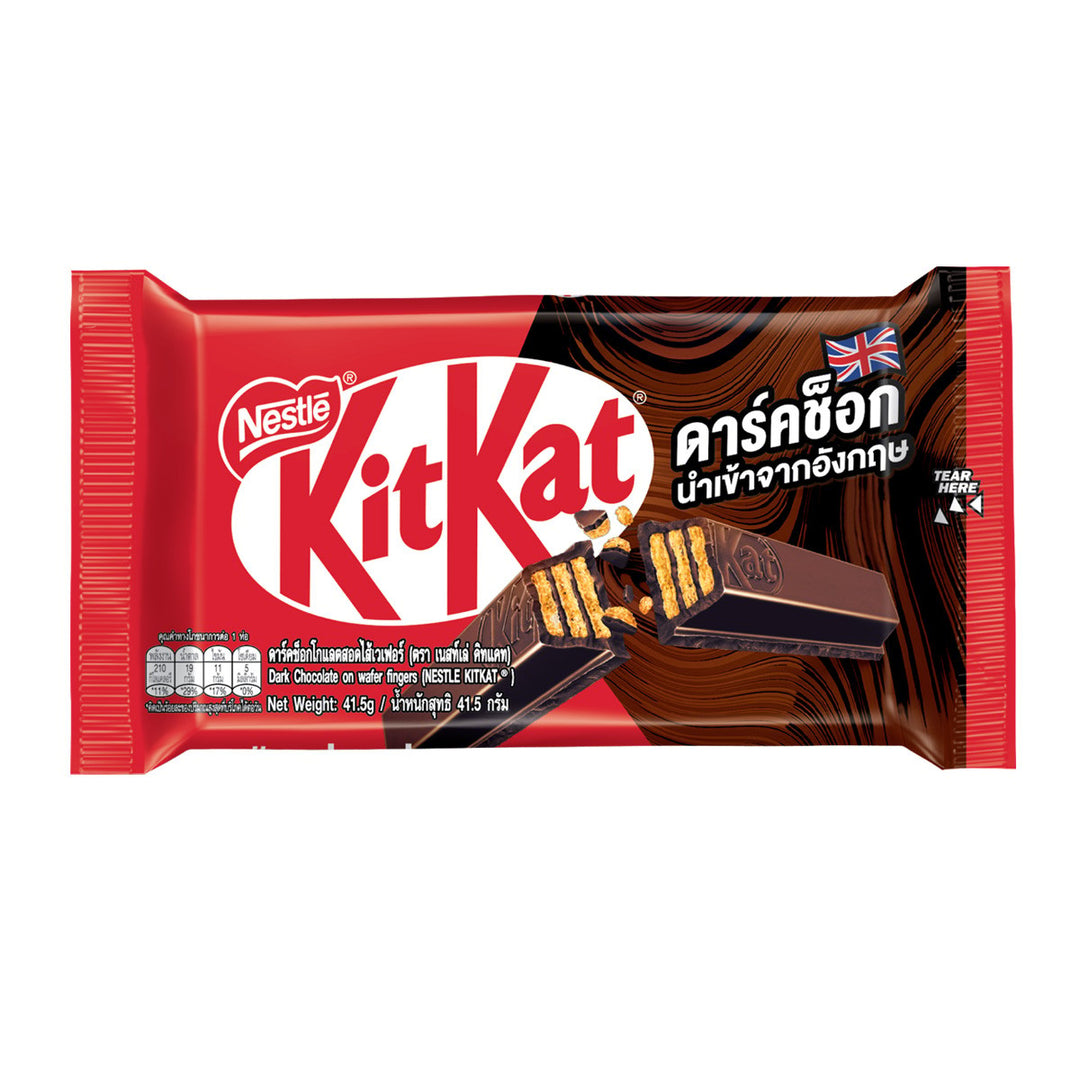 KIT KAT 黑巧克力塗層威化手指 41.5 克。