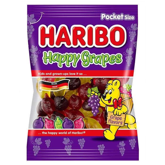 HARIBO 快樂葡萄軟糖 葡萄口味 80 公克