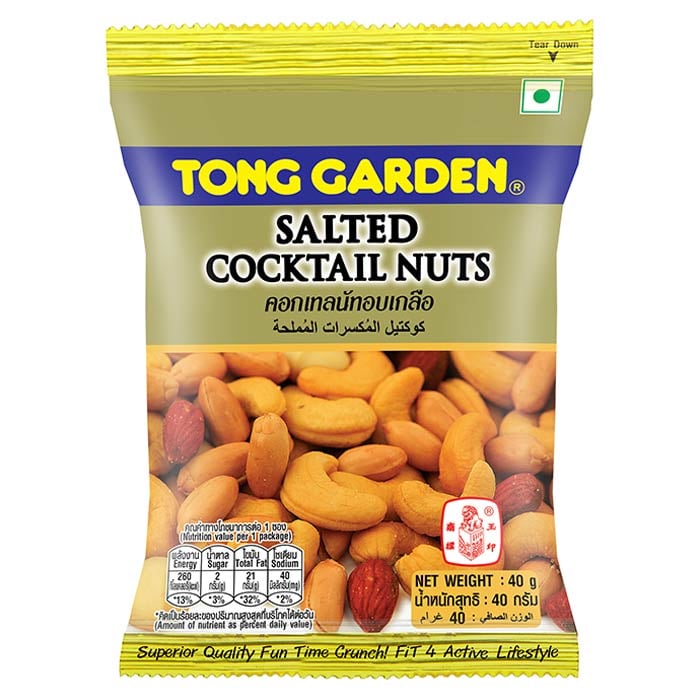 TONG GARDEN 鹹味雞尾酒堅果 40 克。