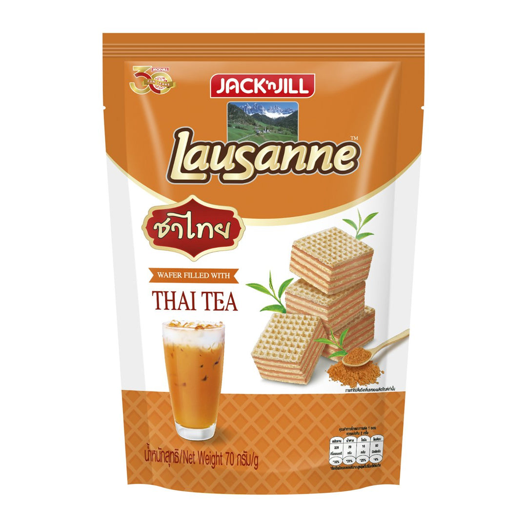 LAUSANNE 泰式茶奶油夾心威化餅 70 克。