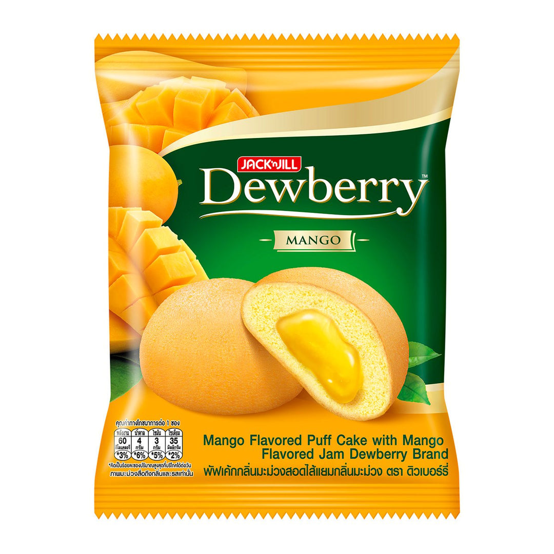 DEWBERRY 泡芙蛋糕 芒果 15 克。