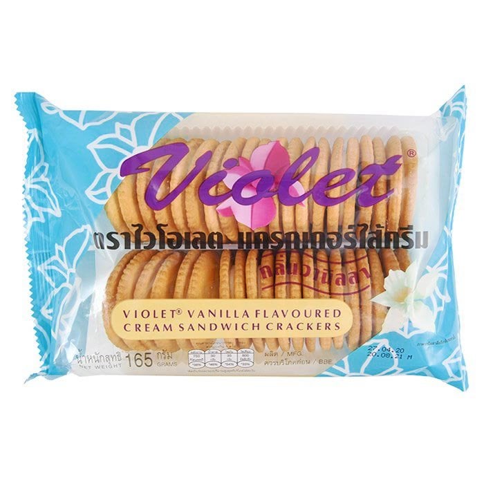 VIOLET 香草口味奶油夾心餅乾 165 克