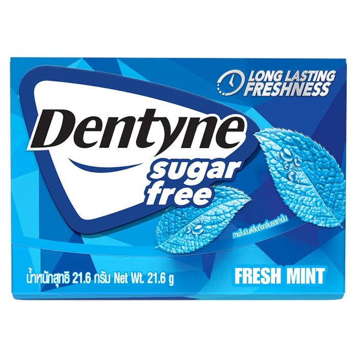 DENTYNE 無糖新鮮薄荷 21.6 克。