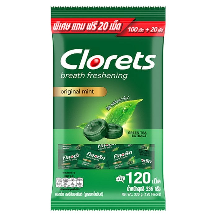 CLORETS 原味薄荷 120 薄荷糖