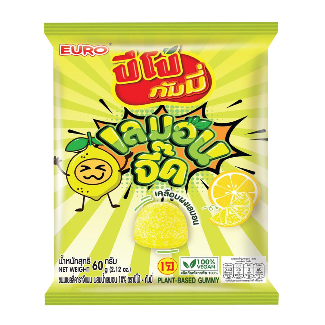 PIPO軟糖牌卡拉膠軟糖果凍甜點加檸檬汁10% 60克。
