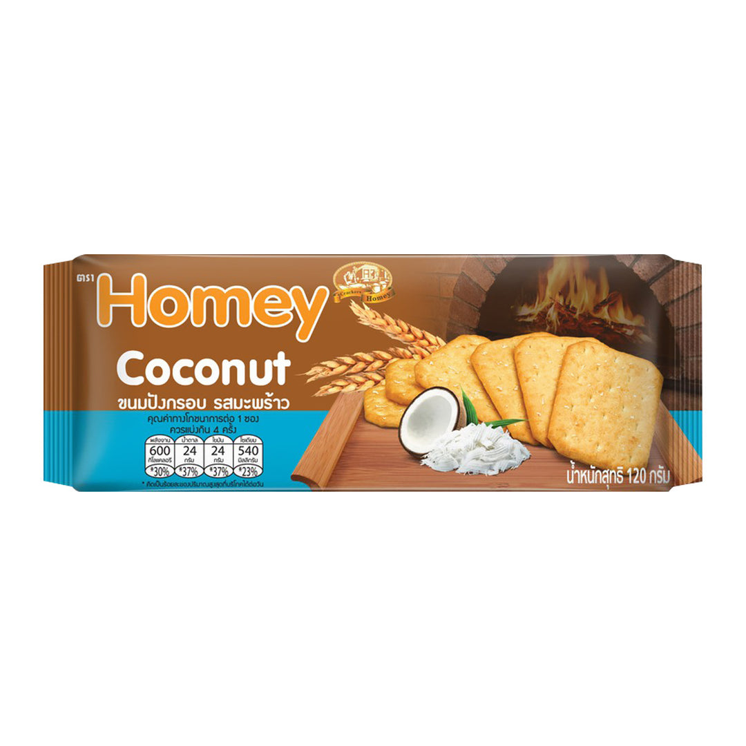 Homey 餅乾 椰子口味 120 克。