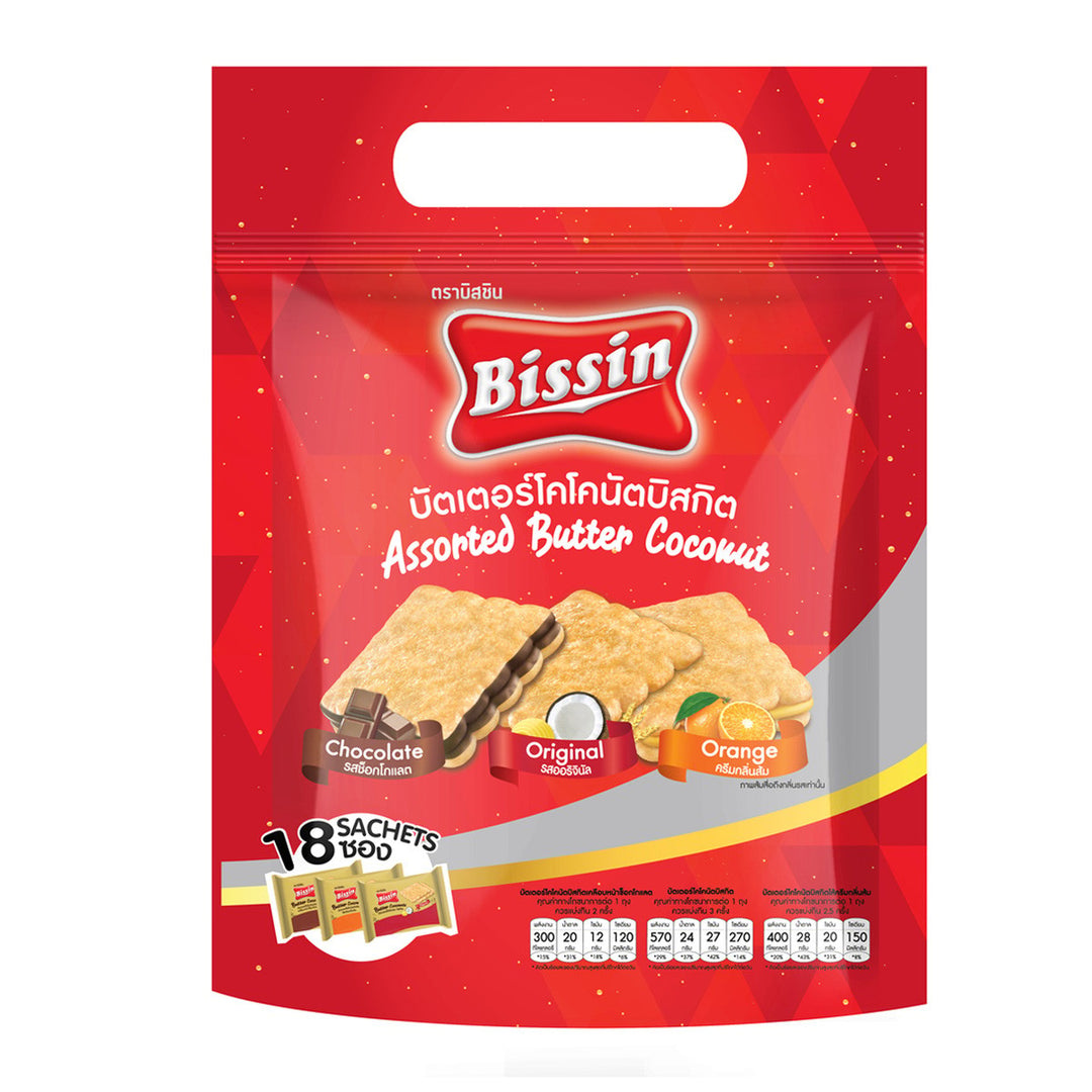 BISSIN 奶油椰子餅乾什錦口味 252 克