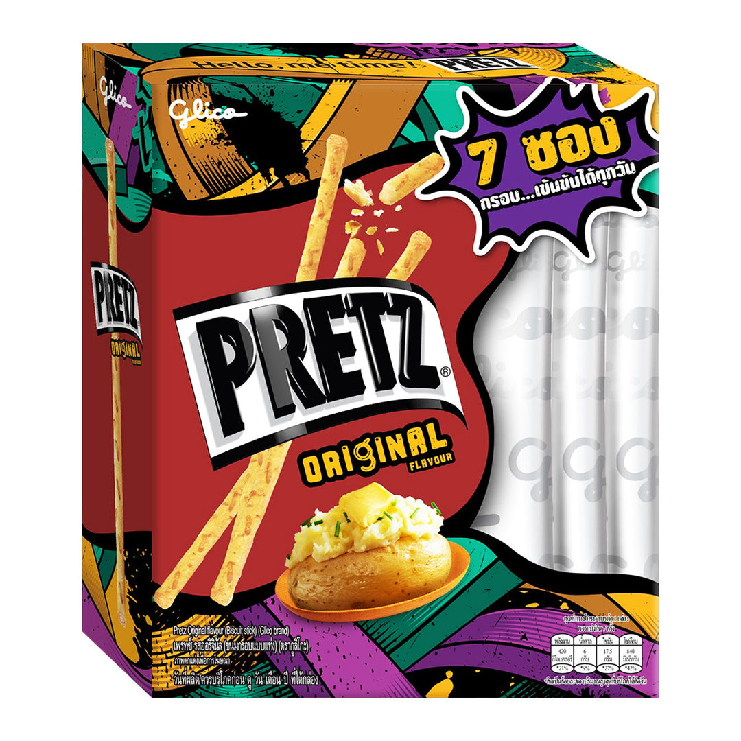 GLICO Pretz 餅乾棒原味 91 克。