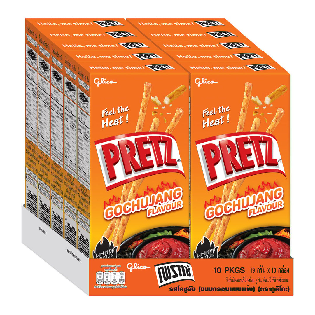GLICO Pretz 辣椒醬 19 克。 x 10 單位