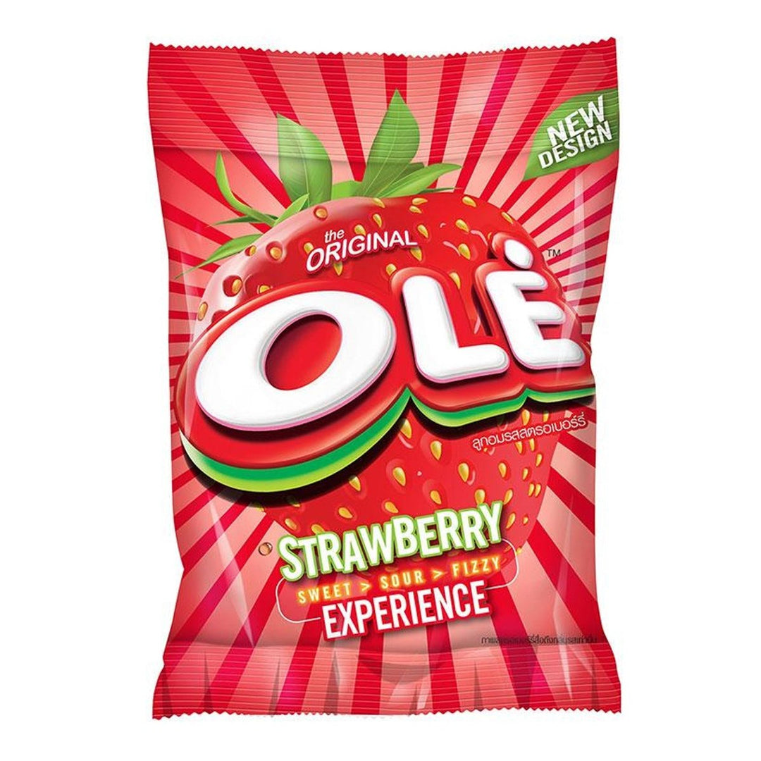 OLE 草莓口味糖果 100 顆250克。