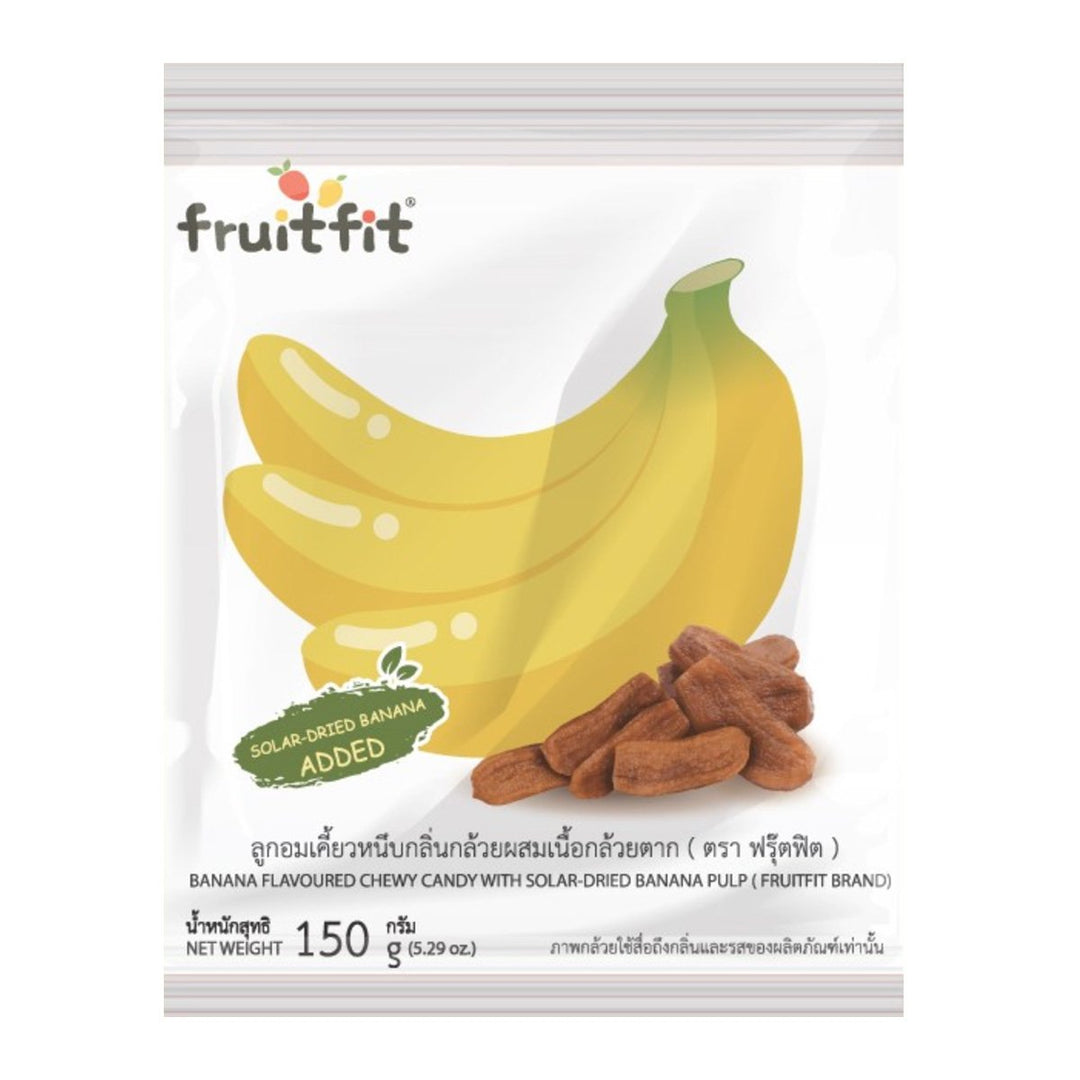 FRUIT FIT 香蕉口味耐嚼糖果 香蕉果肉 150 公克。