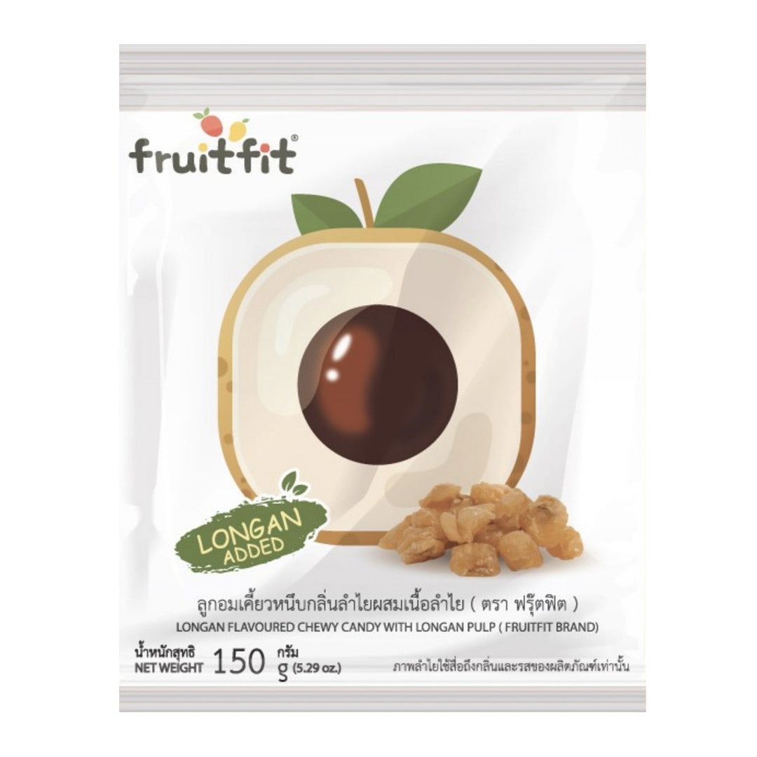 FRUIT FIT 龍眼味耐嚼糖 龍眼肉 150 公克