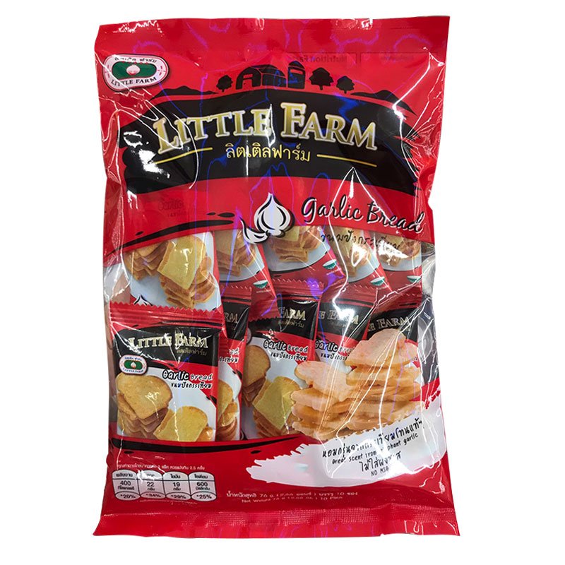 LITTLE FARM 大蒜麵包 76 克。