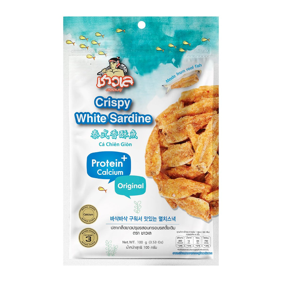 CHAOLAY 脆白沙丁魚 原味 100 公克