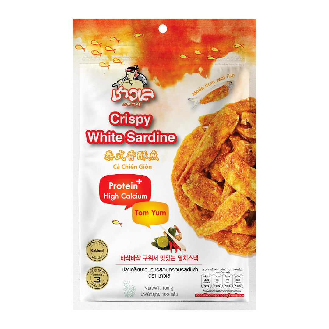 CHAOLAY 香脆白沙丁魚冬蔭功味 100 公克
