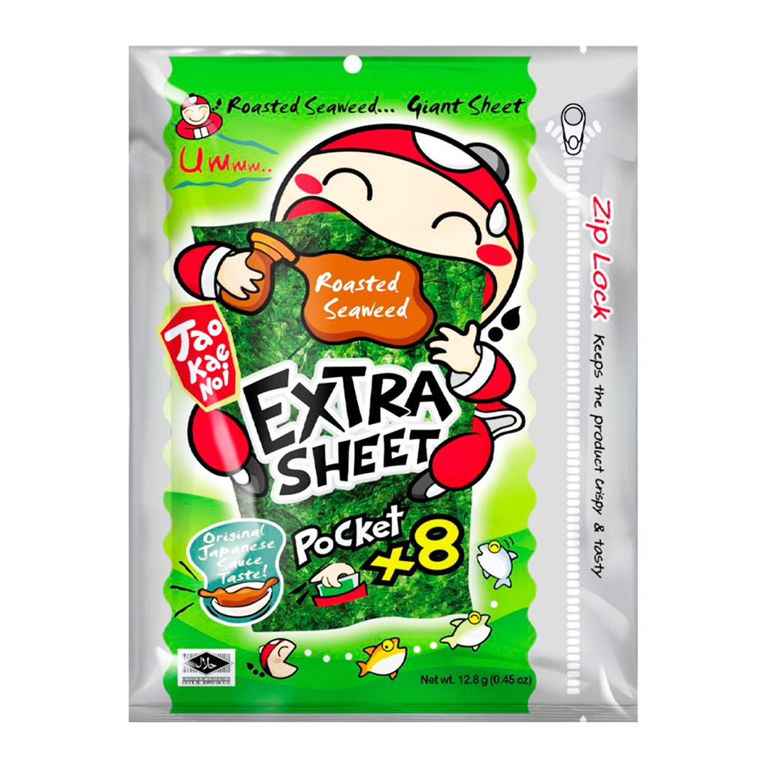 TAOKAENOI 特大烤海苔 原味日式醬汁口味 12.8 克