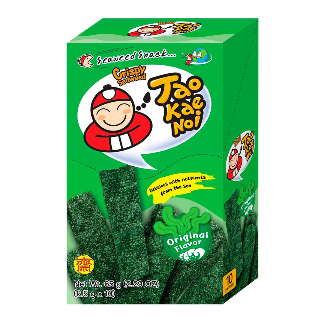 TAOKAENOI 香脆海苔 原味 6.5 克 x 10 片