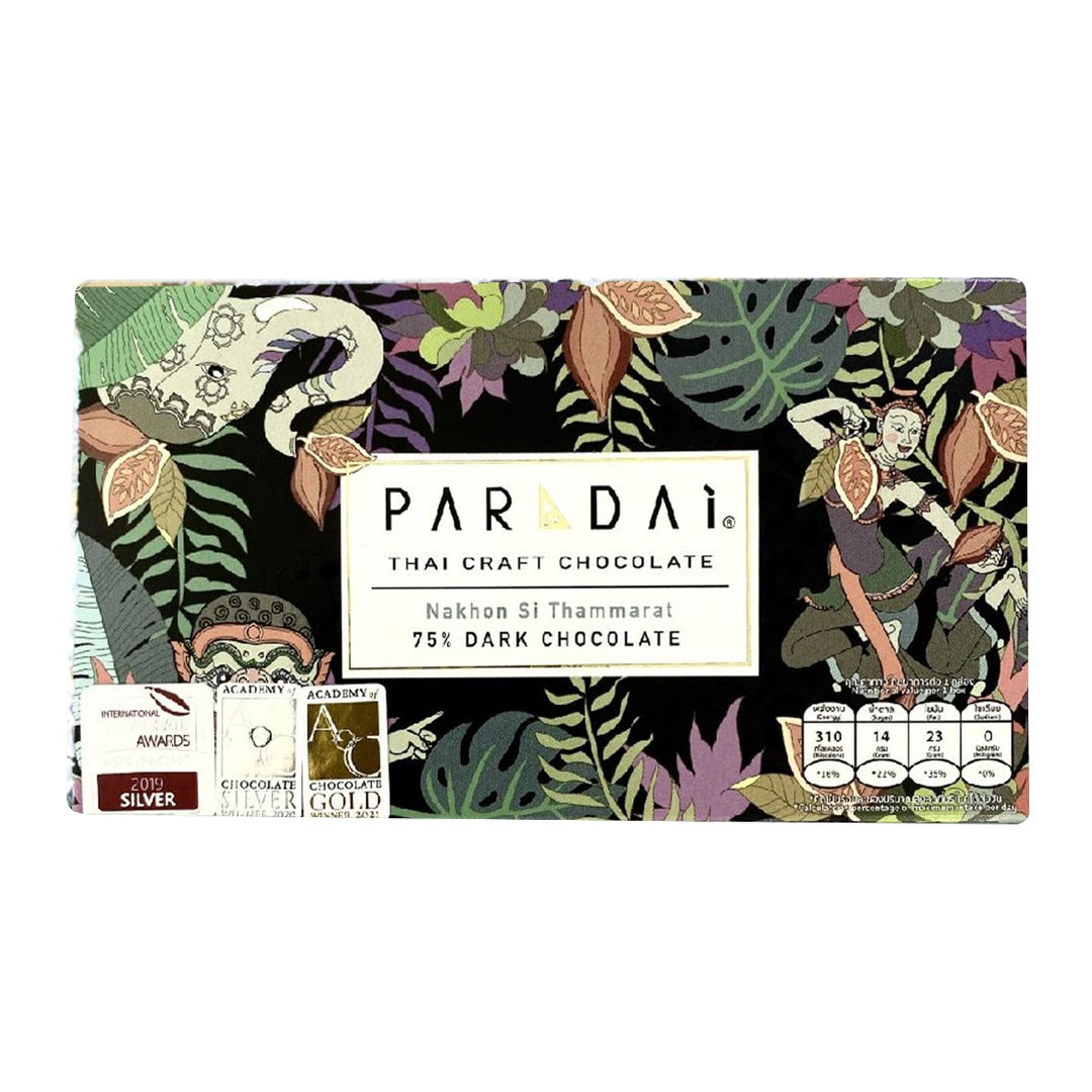 PARADAI 75% 黑巧克力 50 克。