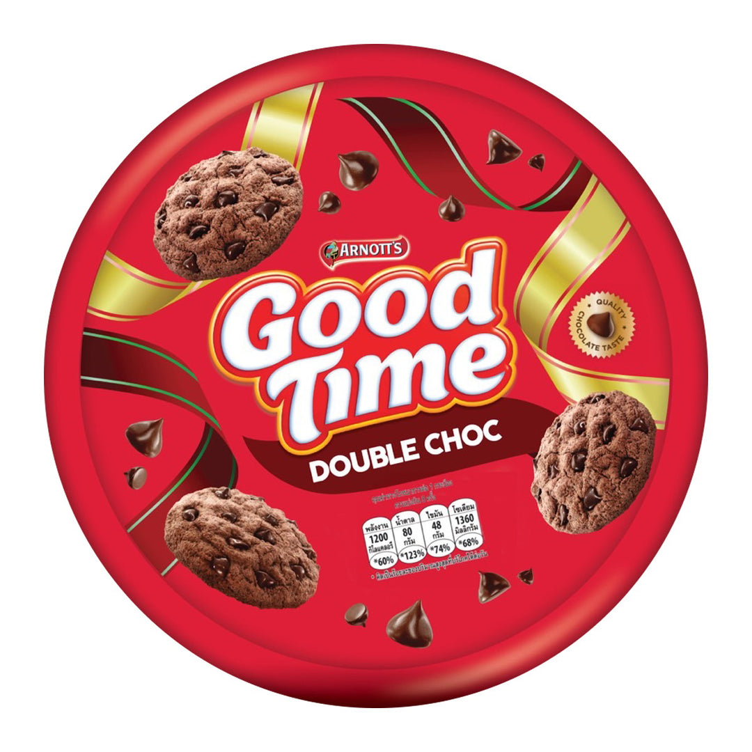 GOODTIME 雙巧克力巧克力餅乾 256 克。
