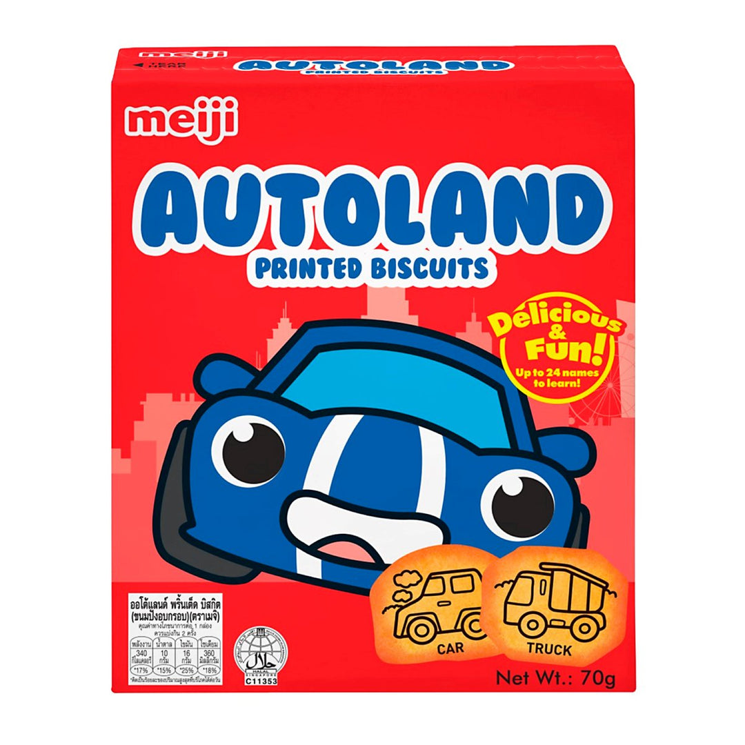 MEIJI Auto Land 印花餅乾 70 克