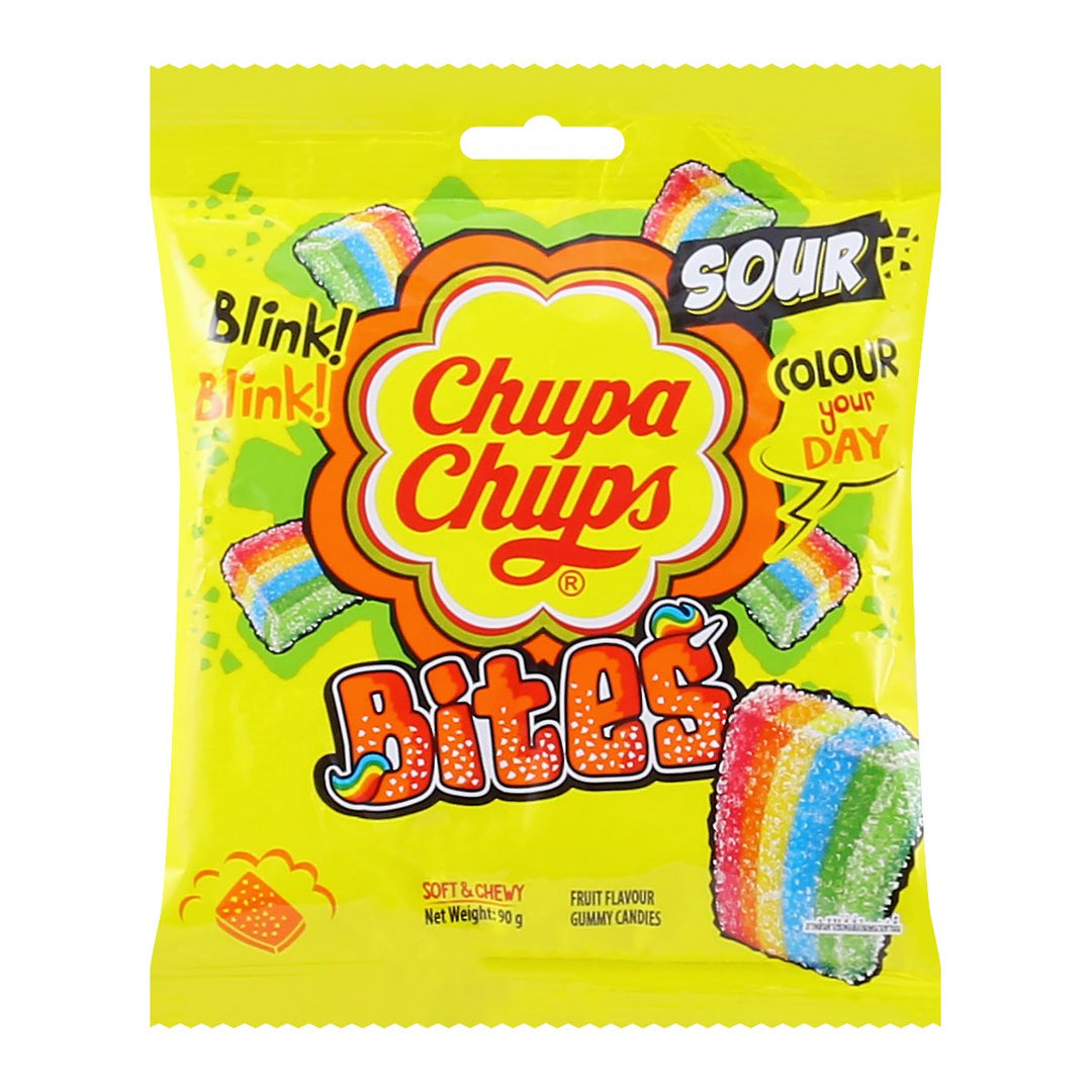CHUPA CHUPS Bites 軟糖水果口味 90 克。