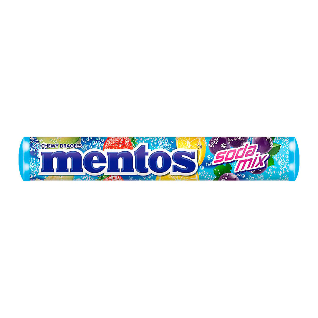 MENTOS 曼托斯 糖果蘇打混合口味 37 克。