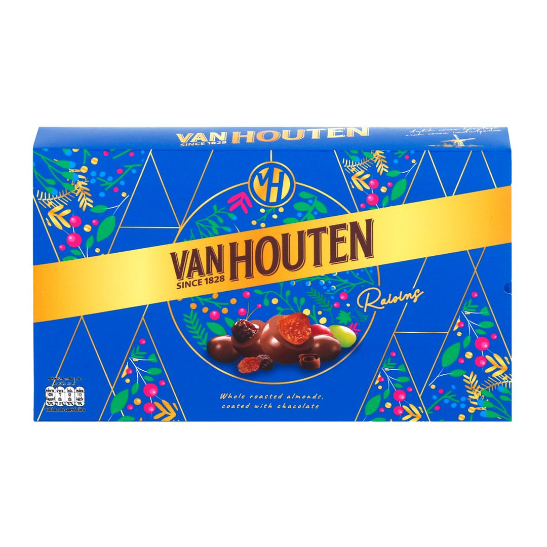 VAN HOUTEN 黑牛奶葡萄乾 180 克。