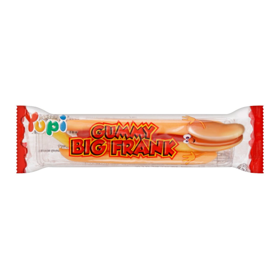 YUPI Gummy Big Frank 軟糖水果口味 28 克。