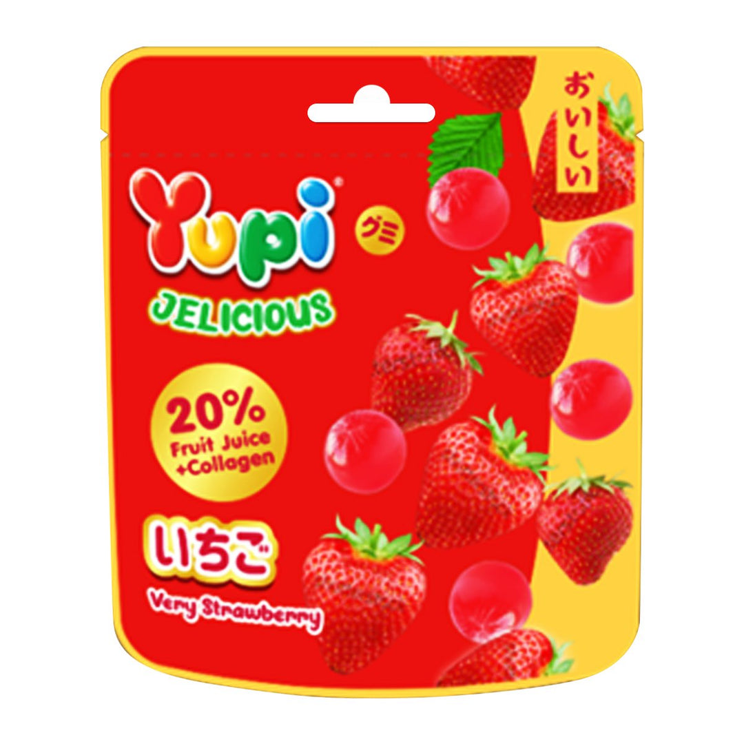YUPI 果凍草莓 35 克。